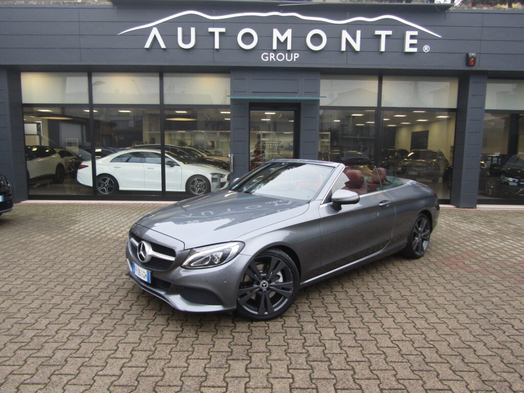 Mercedes-Benz C 250d CABRIO SPORT AUTO,PELLE,CERCHI 19,LED,NAVI