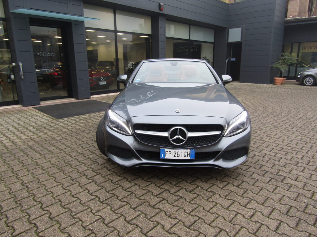 Mercedes-Benz C 250d CABRIO SPORT AUTO,PELLE,CERCHI 19,LED,NAVI