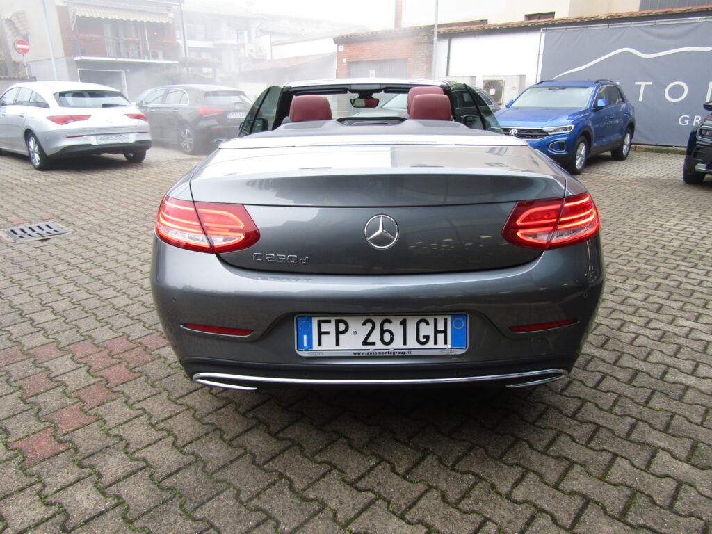 Mercedes-Benz C 250d CABRIO SPORT AUTO,PELLE,CERCHI 19,LED,NAVI