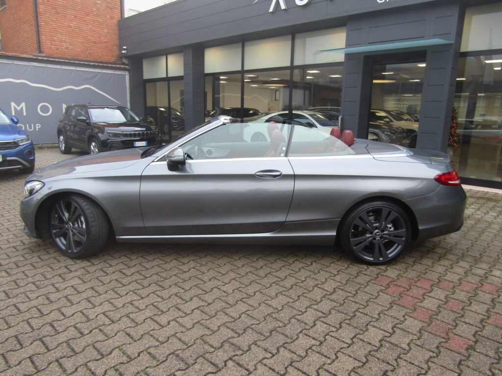 Mercedes-Benz C 250d CABRIO SPORT AUTO,PELLE,CERCHI 19,LED,NAVI